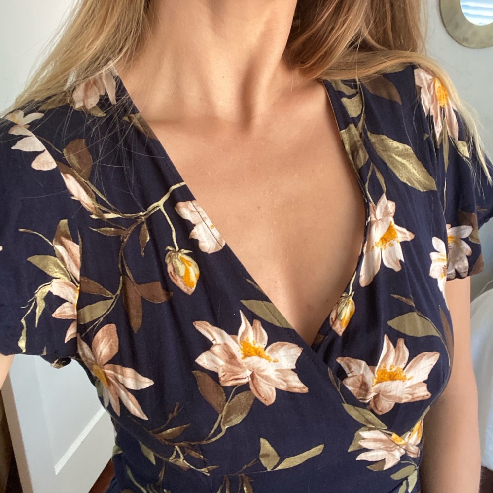 perfect floral wrap dress